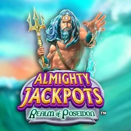 Almighty Jackpots – Realm of Poseidon logo by Novomatic at Vivaspin Casino