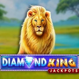 Try Diamond King Jackpots slot by SpinPlay Games on vivaspins.de – logo image