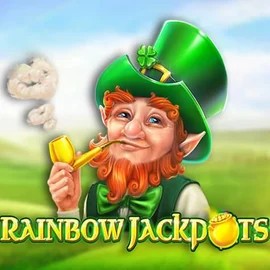 Rainbow Jackpots logo by Red Tiger Gaming at Vivaspin Casino