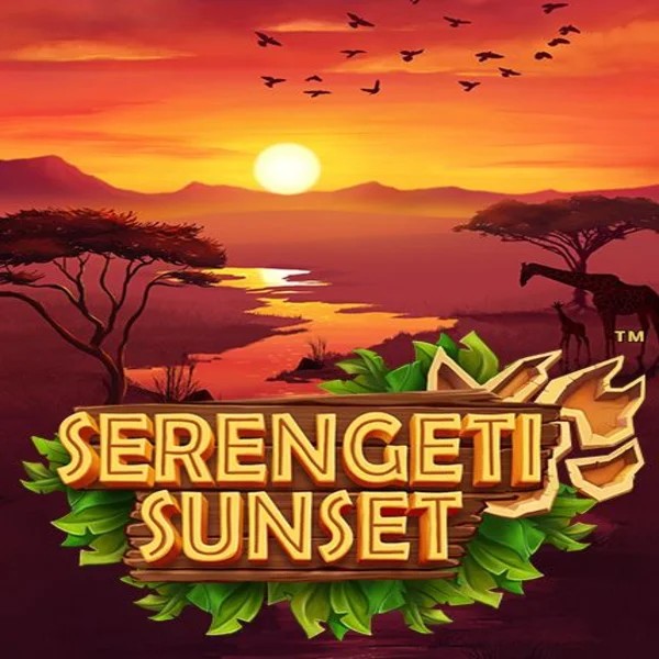 Serengeti Sunset slot logo by Skywind Group at Vivaspin Casino