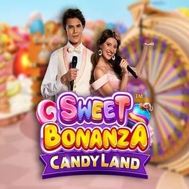 Sweet Bonanza Candy Land Live slot visual from Pragmatic Play available on vivaspins.de